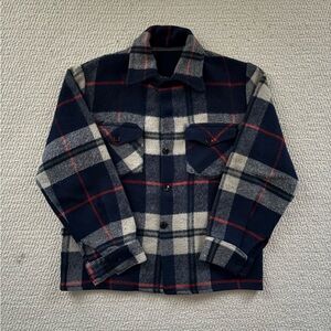 Vintage Tartan Shirt Jacket